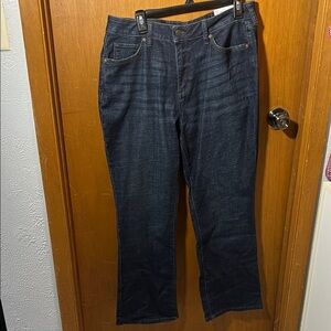 Sonoma Women's Curvy Boot Cut Jeans - Dark Blue size 16S